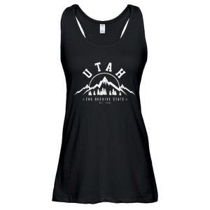 Utah Est. 1896 Usa America Souvenir Ladies Essential Flowy Tank