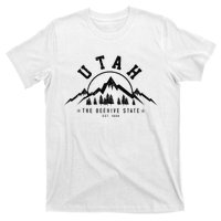 Utah Est. 1896 State Vintage Mountains Nature Outdoor Gift T-Shirt