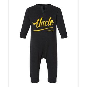 Uncle Est 2008 Auntie New Niece Nephew Aunt Love Together Meaningful Gift Infant Fleece One Piece