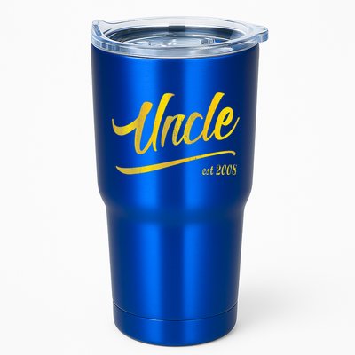 Uncle Est 2008 Auntie New Niece Nephew Aunt Love Together Meaningful Gift Tumbler