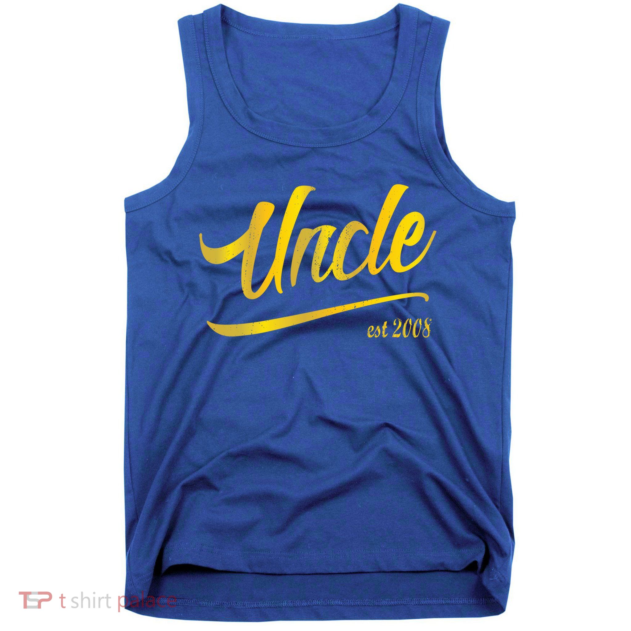 Uncle Est 2008 Auntie New Niece Nephew Aunt Love Together Meaningful Gift Tank Top