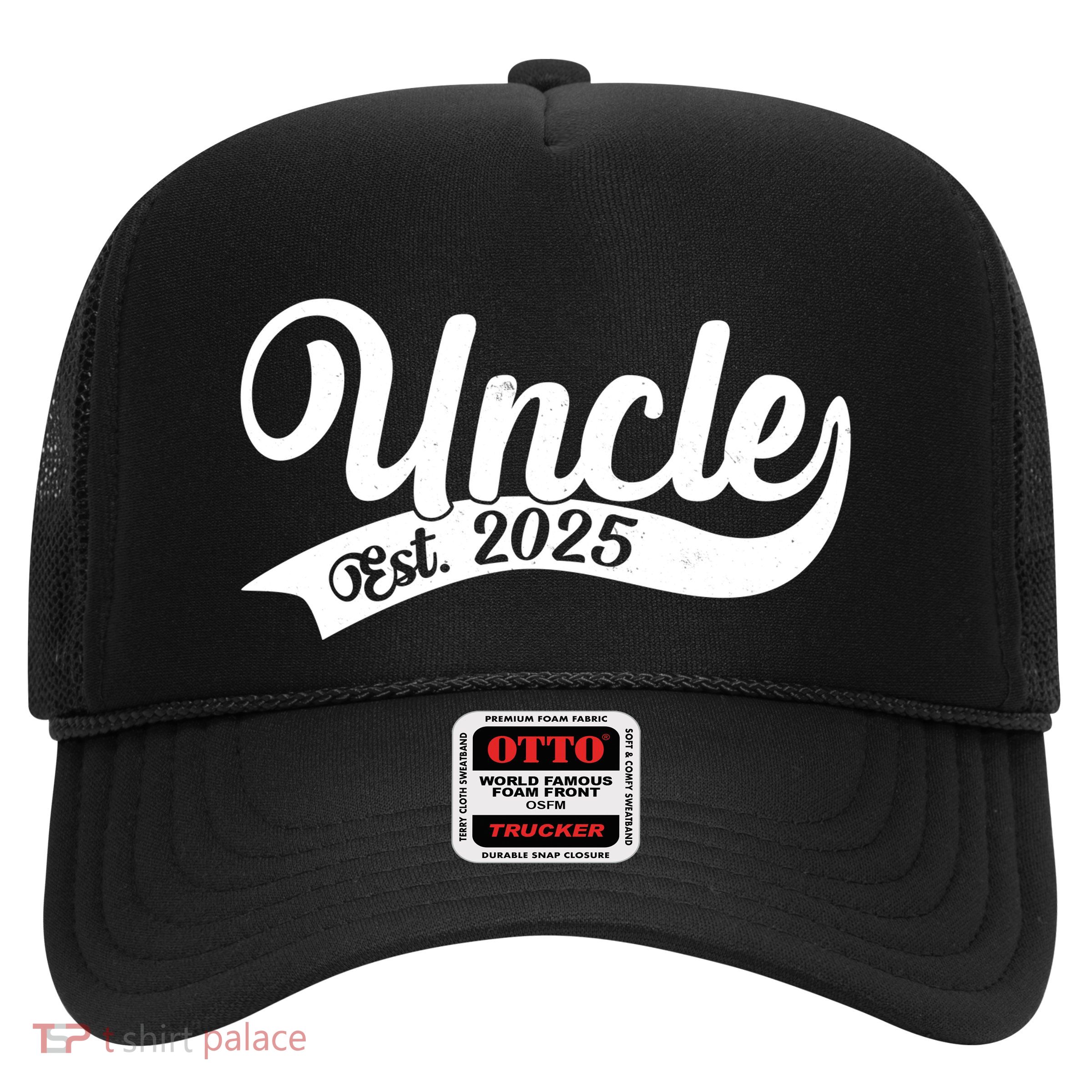 Uncle Est. 2025 New Baby Niece Nephew Trucker Hat