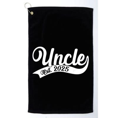 Uncle Est. 2025 New Baby Niece Nephew Golf Towel