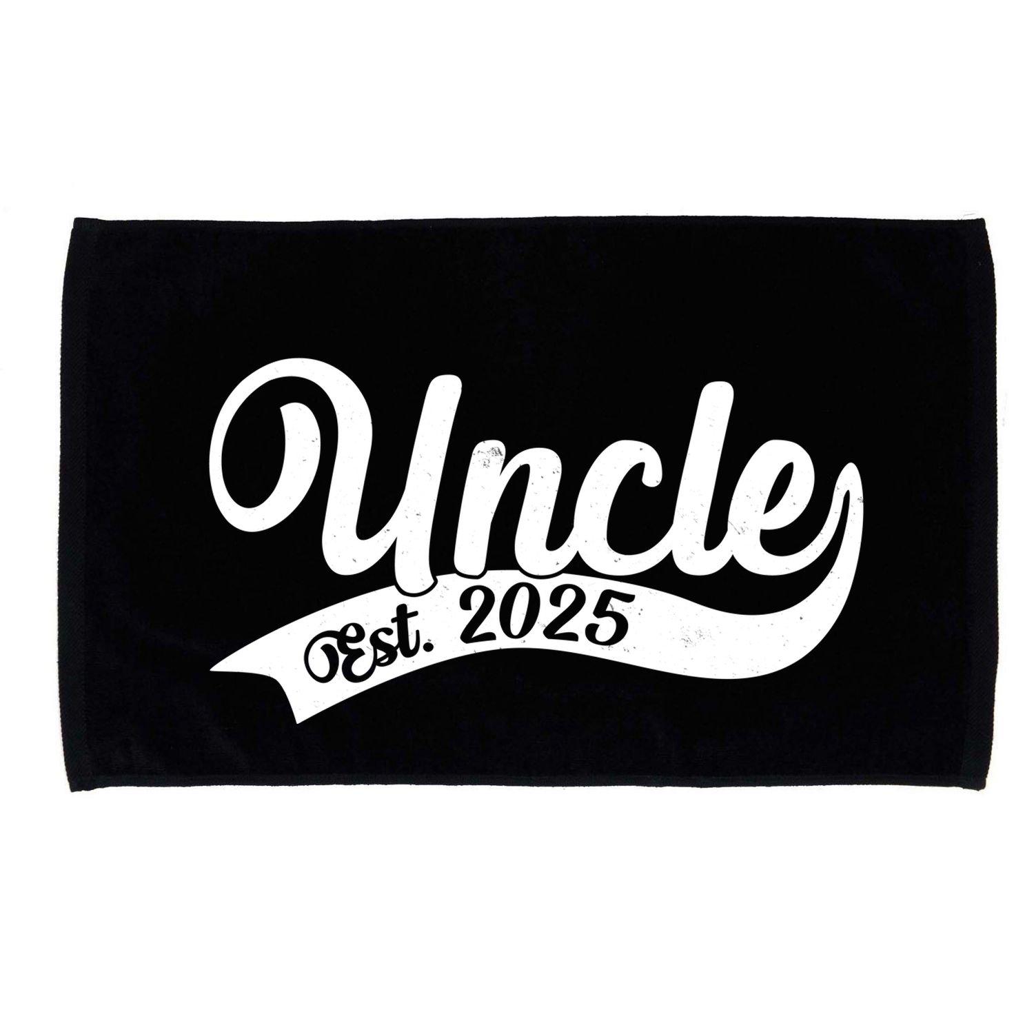 Uncle Est. 2025 New Baby Niece Nephew Microfiber Hand Towel