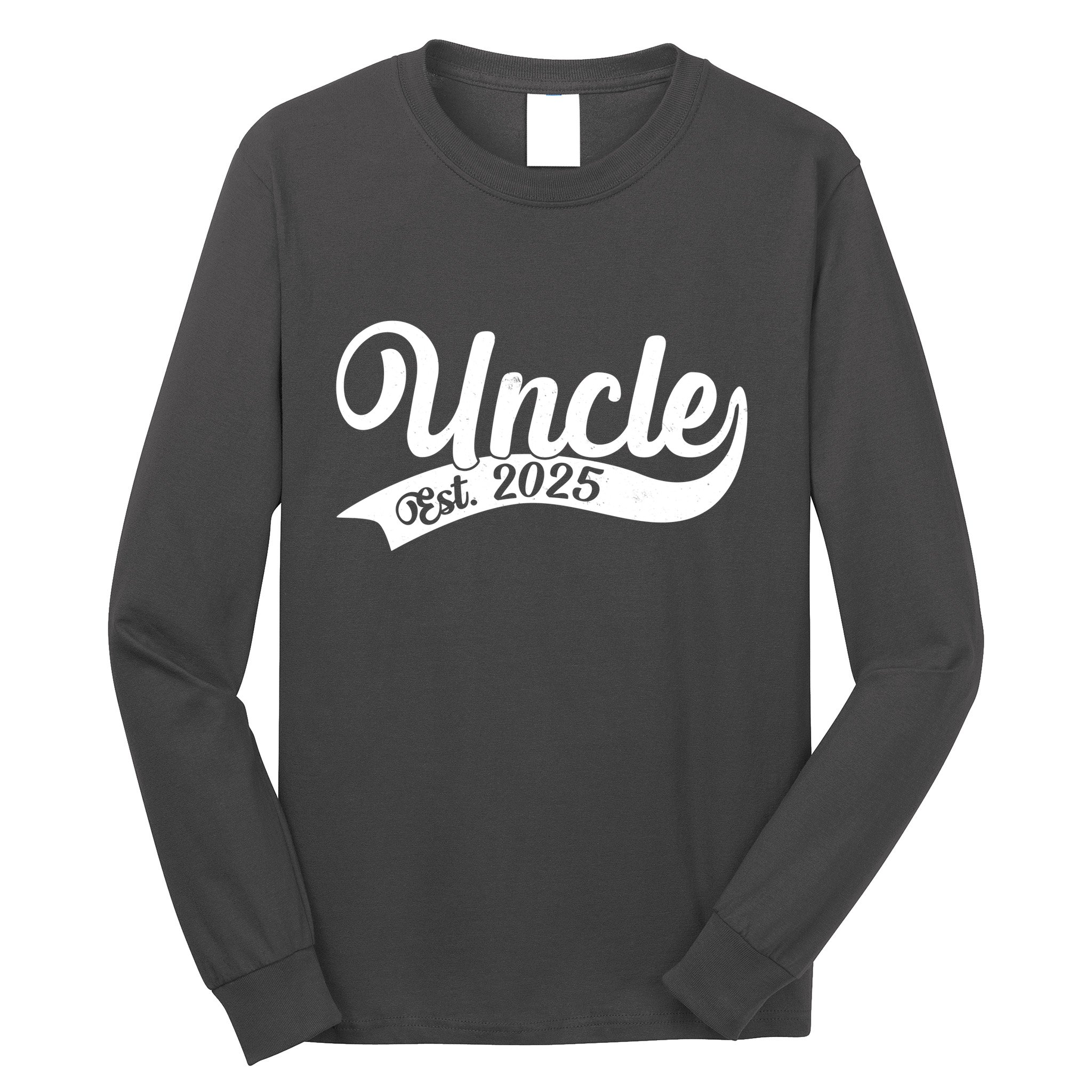 Uncle Est. 2025 New Baby Niece Nephew Long Sleeve Shirt