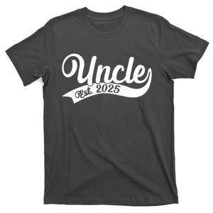 Uncle Est. 2025 New Baby Niece Nephew T-Shirt