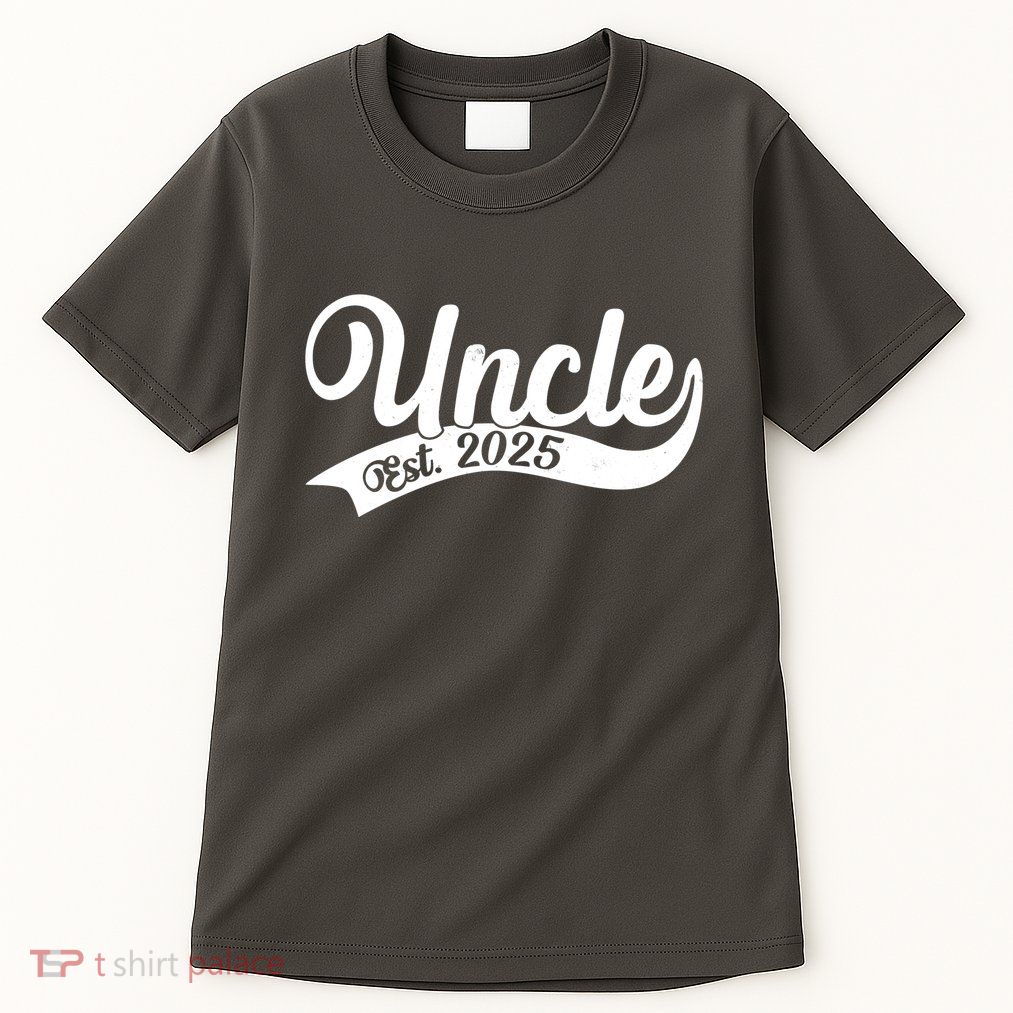 Uncle Est. 2025 New Baby Niece Nephew Tall T-Shirt