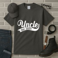 Uncle Est. 2025 New Baby Niece Nephew Tall T-Shirt