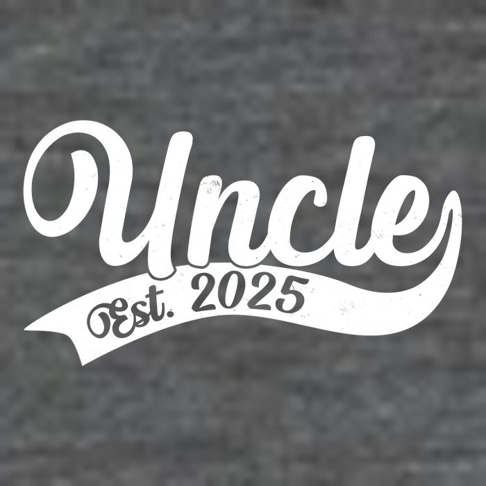 Uncle Est. 2025 New Baby Niece Nephew Tall T-Shirt