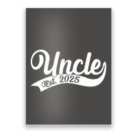 Uncle Est. 2025 New Baby Niece Nephew Poster