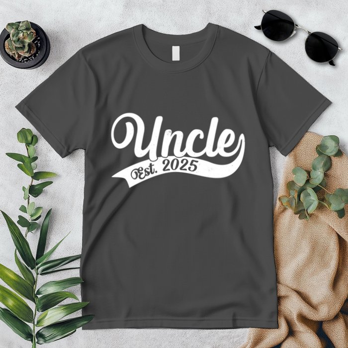 Uncle Est. 2025 New Baby Niece Nephew Premium T-Shirt