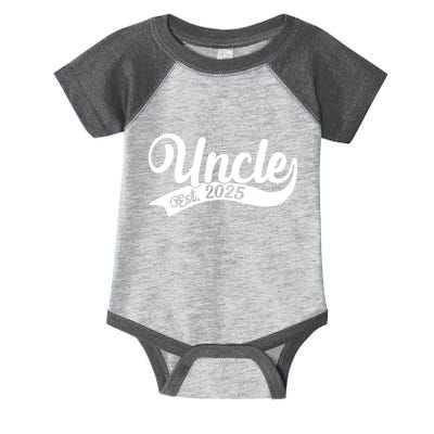 Uncle Est. 2025 New Baby Niece Nephew Infant Baby Jersey Bodysuit
