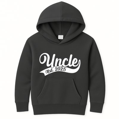 Uncle Est. 2025 New Baby Niece Nephew Kids Hoodie
