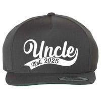 Uncle Est. 2025 New Baby Niece Nephew Wool Snapback Cap