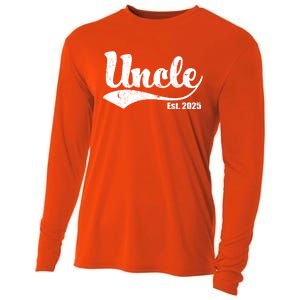 Uncle Est. 2025 Sporty Family Gift Cooling Performance Long Sleeve Crew