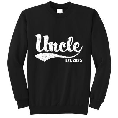 Uncle Est. 2025 Sporty Family Gift Sweatshirt