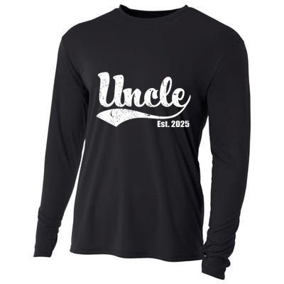 Uncle Est. 2025 Sporty Family Gift Cooling Performance Long Sleeve Crew