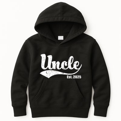 Uncle Est. 2025 Sporty Family Gift Kids Hoodie