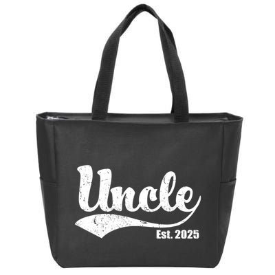 Uncle Est. 2025 Sporty Family Gift Zip Tote Bag