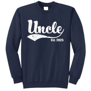 Uncle Est. 2025 Sporty Family Gift Sweatshirt