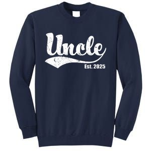 Uncle Est. 2025 Sporty Family Gift Tall Sweatshirt