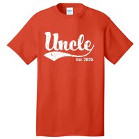 Uncle Est. 2025 Sporty Family Gift Tall T-Shirt