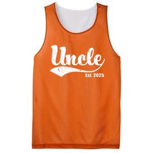 Uncle Est. 2025 Sporty Family Gift Mesh Reversible Basketball Jersey Tank