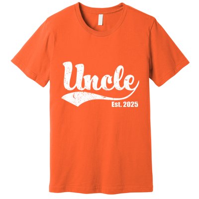 Uncle Est. 2025 Sporty Family Gift Premium T-Shirt