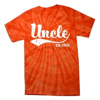 Uncle Est. 2025 Sporty Family Gift Tie-Dye T-Shirt