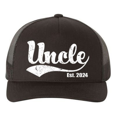 Uncle Est. 2024 Sporty Family Gift Yupoong Adult 5-Panel Trucker Hat