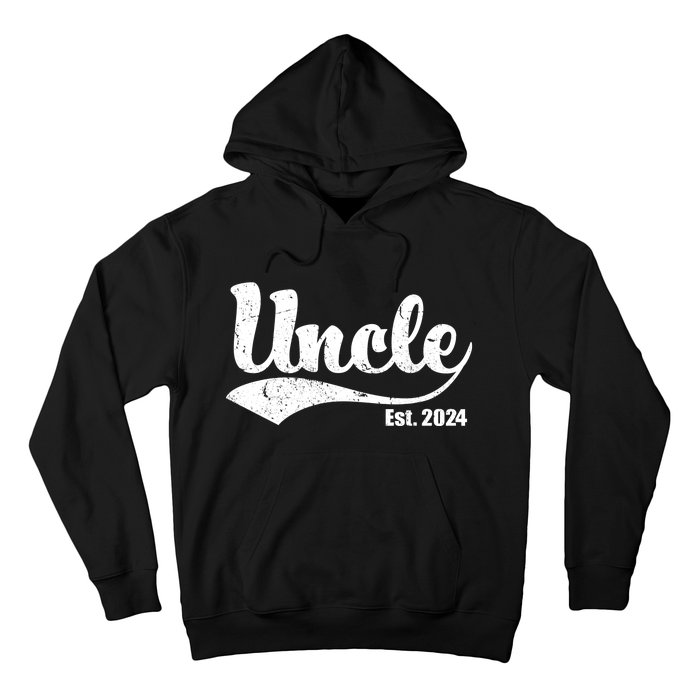 Uncle Est. 2024 Sporty Family Gift Hoodie