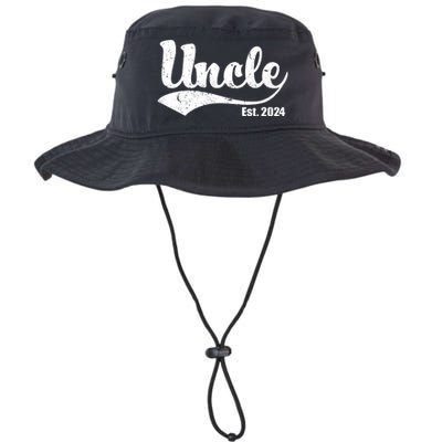 Uncle Est. 2024 Sporty Family Gift Legacy Cool Fit Booney Bucket Hat