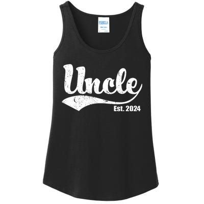 Uncle Est. 2024 Sporty Family Gift Ladies Essential Tank