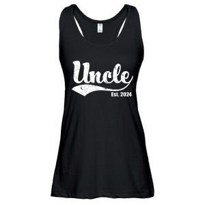 Uncle Est. 2024 Sporty Family Gift Ladies Essential Flowy Tank