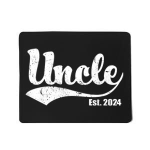 Uncle Est. 2024 Sporty Family Gift Mousepad