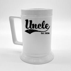 Uncle Est. 2024 Sporty Family Gift Beer Stein