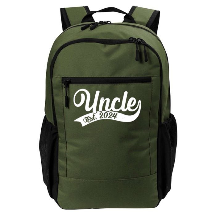 Uncle Est. 2024 New Baby Niece Nephew Daily Commute Backpack