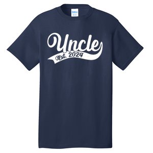 Uncle Est. 2024 New Baby Niece Nephew Tall T-Shirt