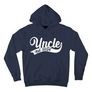 Uncle Est. 2024 New Baby Niece Nephew Tall Hoodie