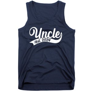 Uncle Est. 2024 New Baby Niece Nephew Tank Top