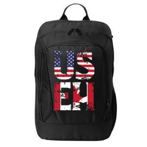 US EH American Canadian Funny Meme Quote City Backpack