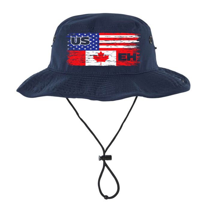 US EH Canada America Flag Maple Leaf Proud Canuck Roots Legacy Cool Fit Booney Bucket Hat