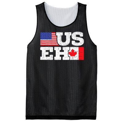 US EH Canada America Flag Maple Leaf Proud Canuck Roots Mesh Reversible Basketball Jersey Tank