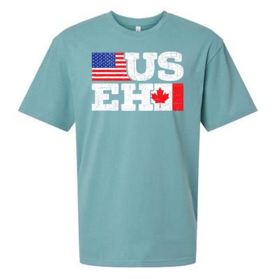 US EH Canada America Flag Maple Leaf Proud Canuck Roots Sueded Cloud Jersey T-Shirt