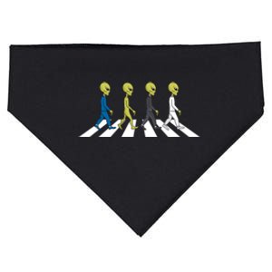 Ufo Extraterrestrial Crossing Alien USA-Made Doggie Bandana