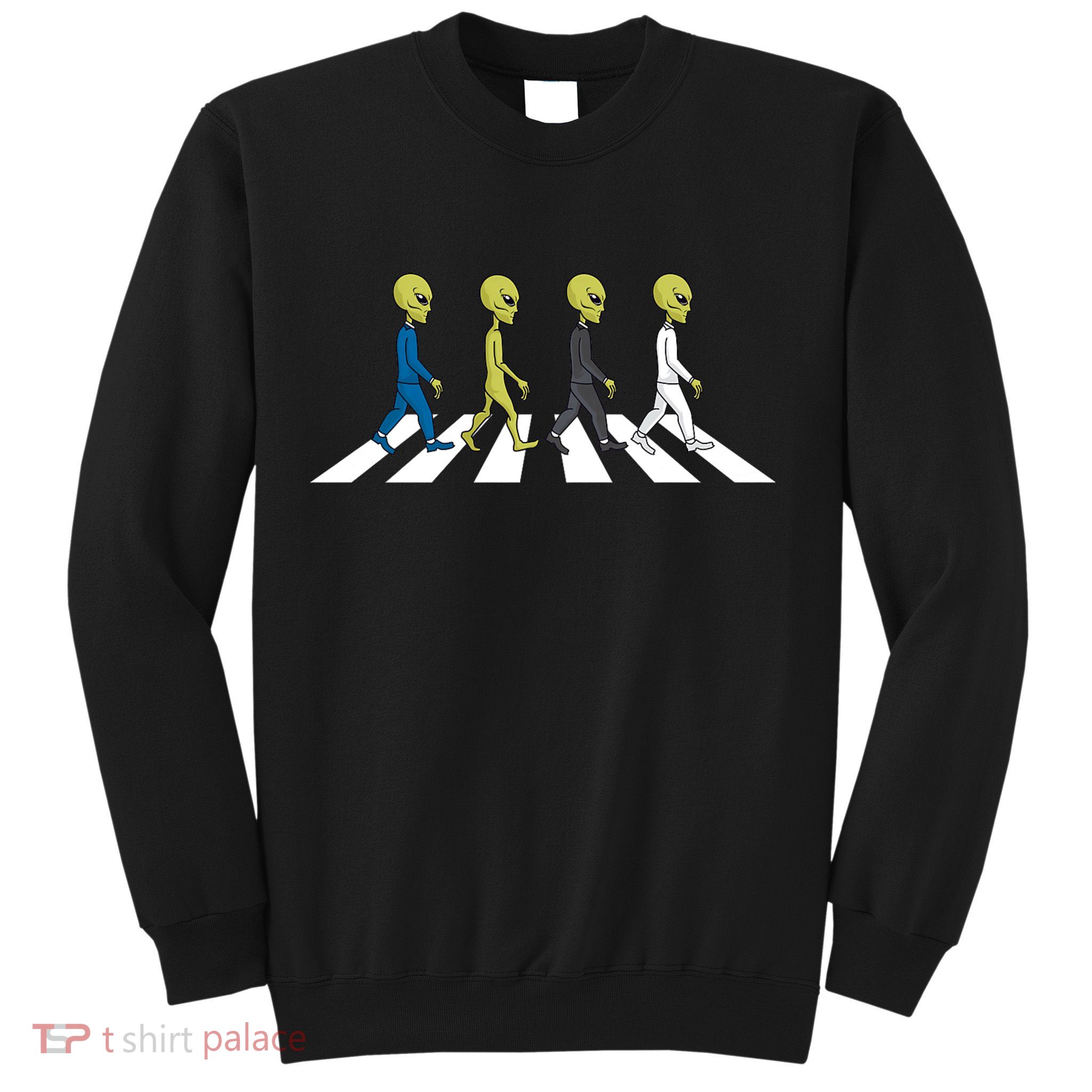 Ufo Extraterrestrial Crossing Alien Sweatshirt