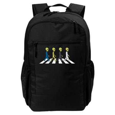 Ufo Extraterrestrial Crossing Alien Daily Commute Backpack