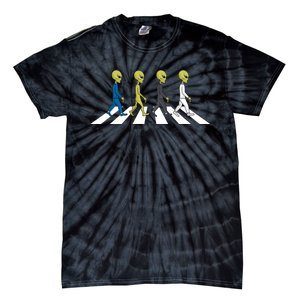 Ufo Extraterrestrial Crossing Alien Tie-Dye T-Shirt