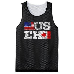 Us Eh Canada America Flag Maple Leaf Proud Canuck Roots Mesh Reversible Basketball Jersey Tank