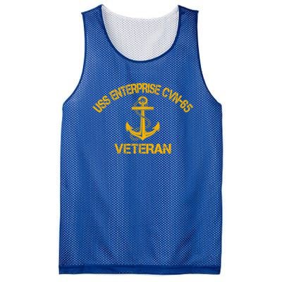 Uss Enterprise Cvnmeaningful Gift65 Aircraft Carrier Veteran Veterans Day Cute G Mesh Reversible Basketball Jersey Tank